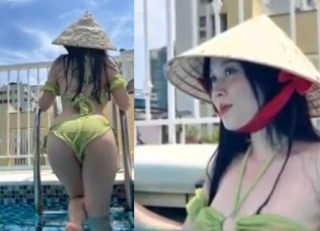 Cao Thanh Tuyền muốn ngậm cu tại hồ bơi
