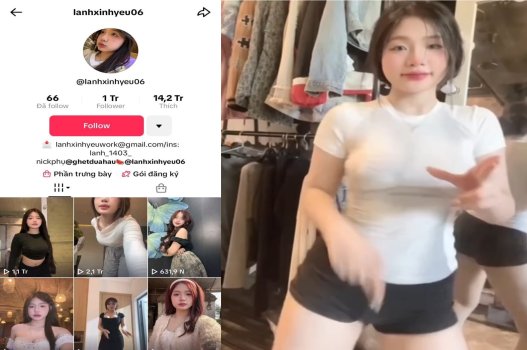 Clip sex tik toker Lanhxinhyeu dáng chuẩn kỹ năng BJ tốt