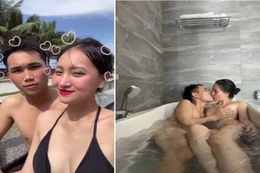 Hạ My nện nhau cuồng nhiệt với bạn trai to lớn