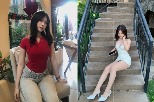 Nàng nữ sinh chân dài với phút giây gần gũi hấp dẫn