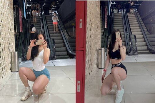 Vụng trộm với em gymer mông săn chắc